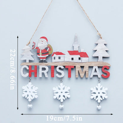 Wooden Christmas Pendants – Door & Wall Xmas Decor