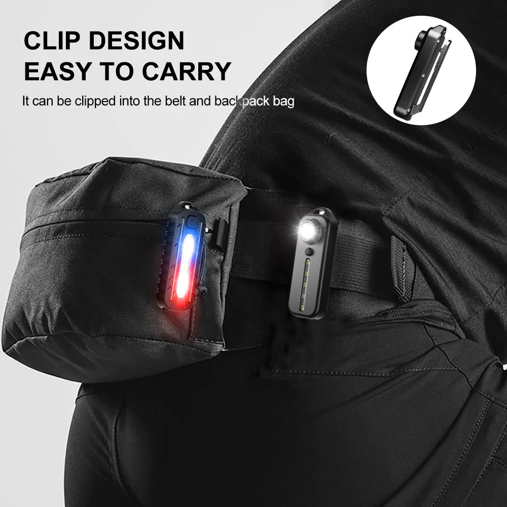 USB Rechargeable Keychain Flashlight for Police