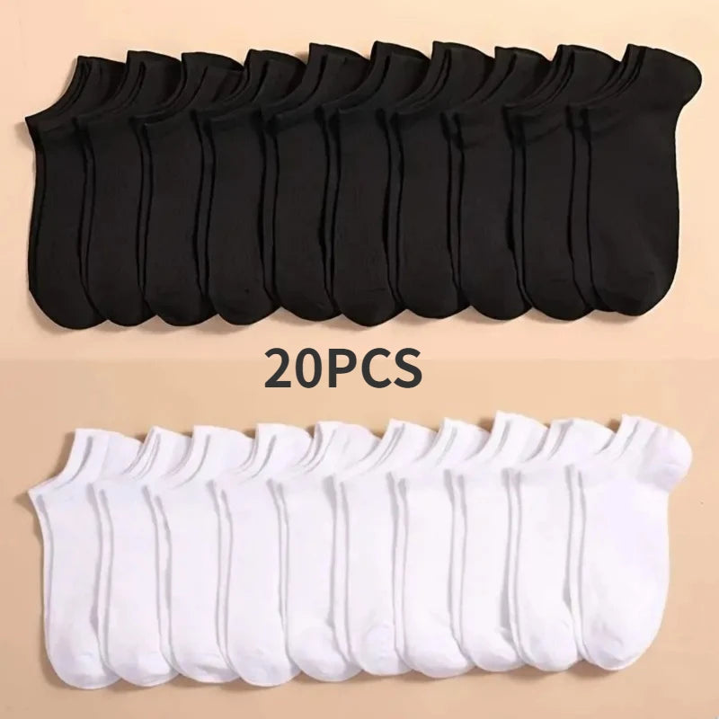 10 Pairs Women’s/Men’s Boat Socks – Stylish & Comfortable