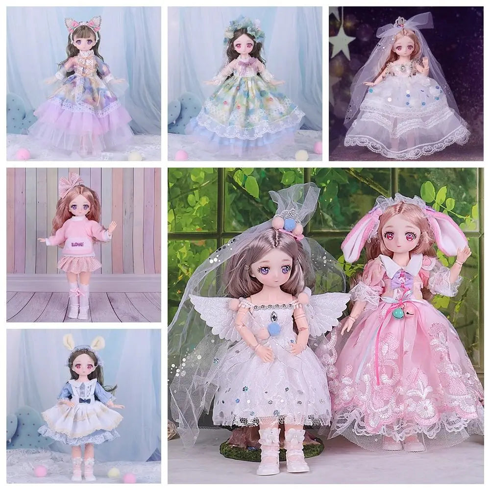 Princess Doll Set | Fashion Doll with Movable Joints & Clothes