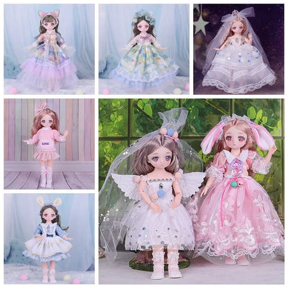 Princess Doll Set | Fashion Doll with Movable Joints & Clothes