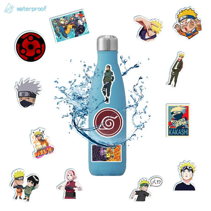 50 pcs Naruto Stickers – Uzumaki Naruto & Friends | Anime Decals