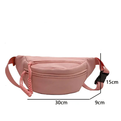 Summer Women's Chest Bag - Large Capacity Nylon Crossbody Dumpling Bag