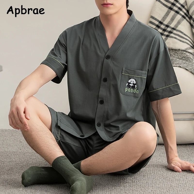 100% Pure Cotton Pajamas for Men – Soft, Comfortable Lounge Wear