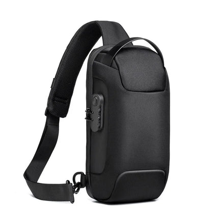 Men's Chest Bag | Waterproof Crossbody Bag with Anti-Theft Features