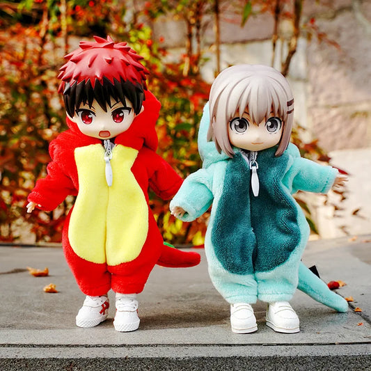 Cute Dinosaur Monster Doll Clothes for OB11 & 1/12 BJD Dolls