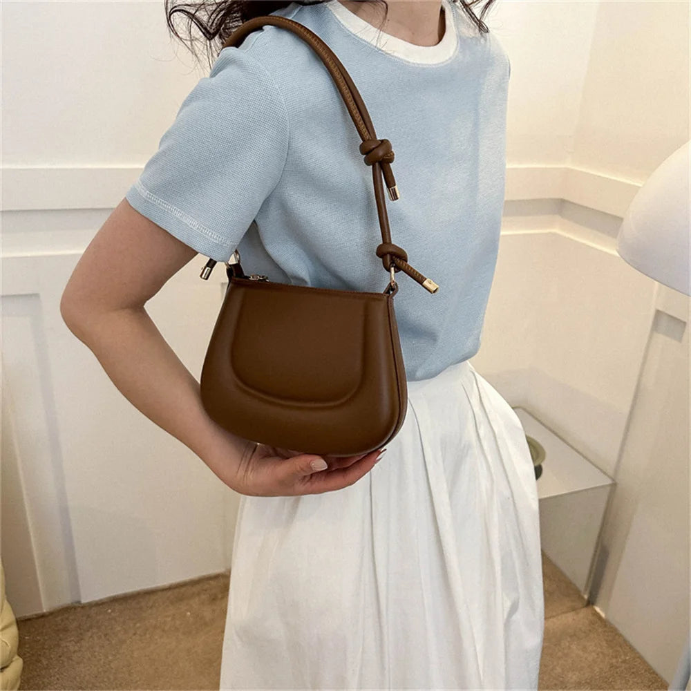 Soft PU Ladies Leather Crossbody Bag