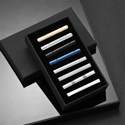 Tie Clip Set with Gift Box – Luxury Men's Jewelry