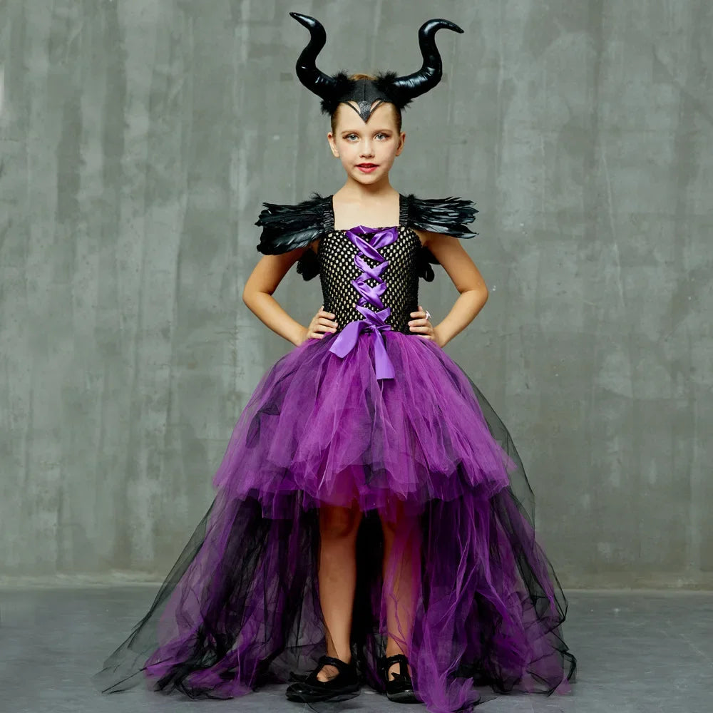 Maleficent Halloween Costume for Kids