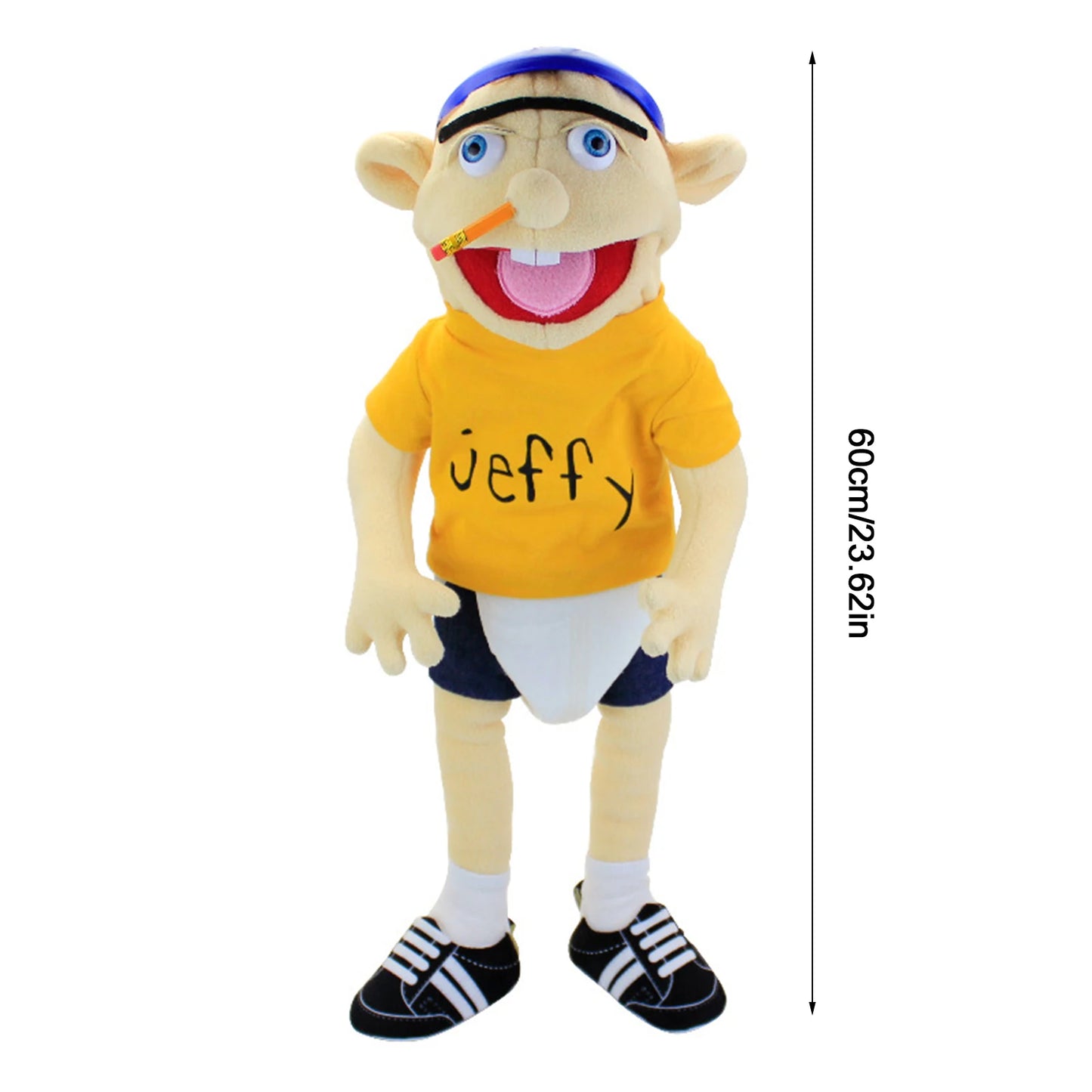 Large Jeffy Boy Hand Puppet