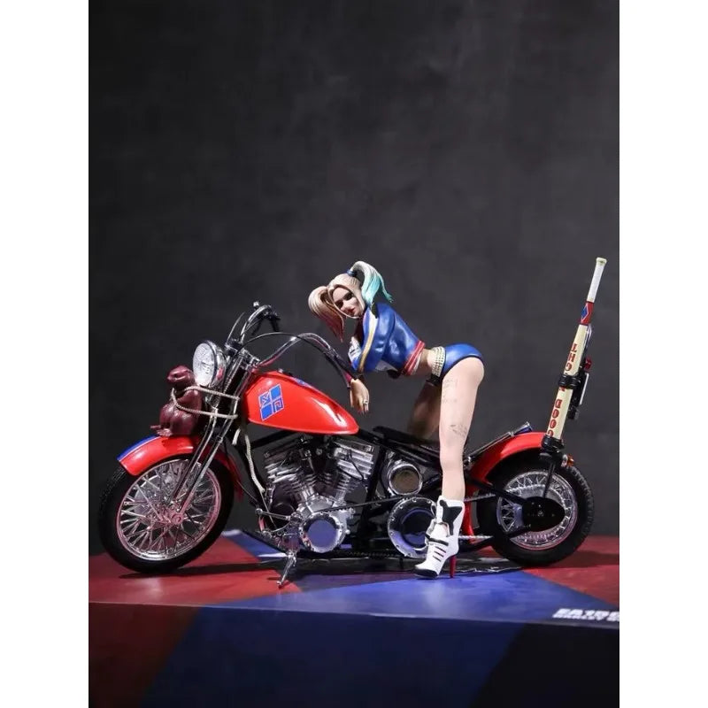 Harley Quinn Alloy Motorcycle Scene Suit - Hot Toys Action Figure