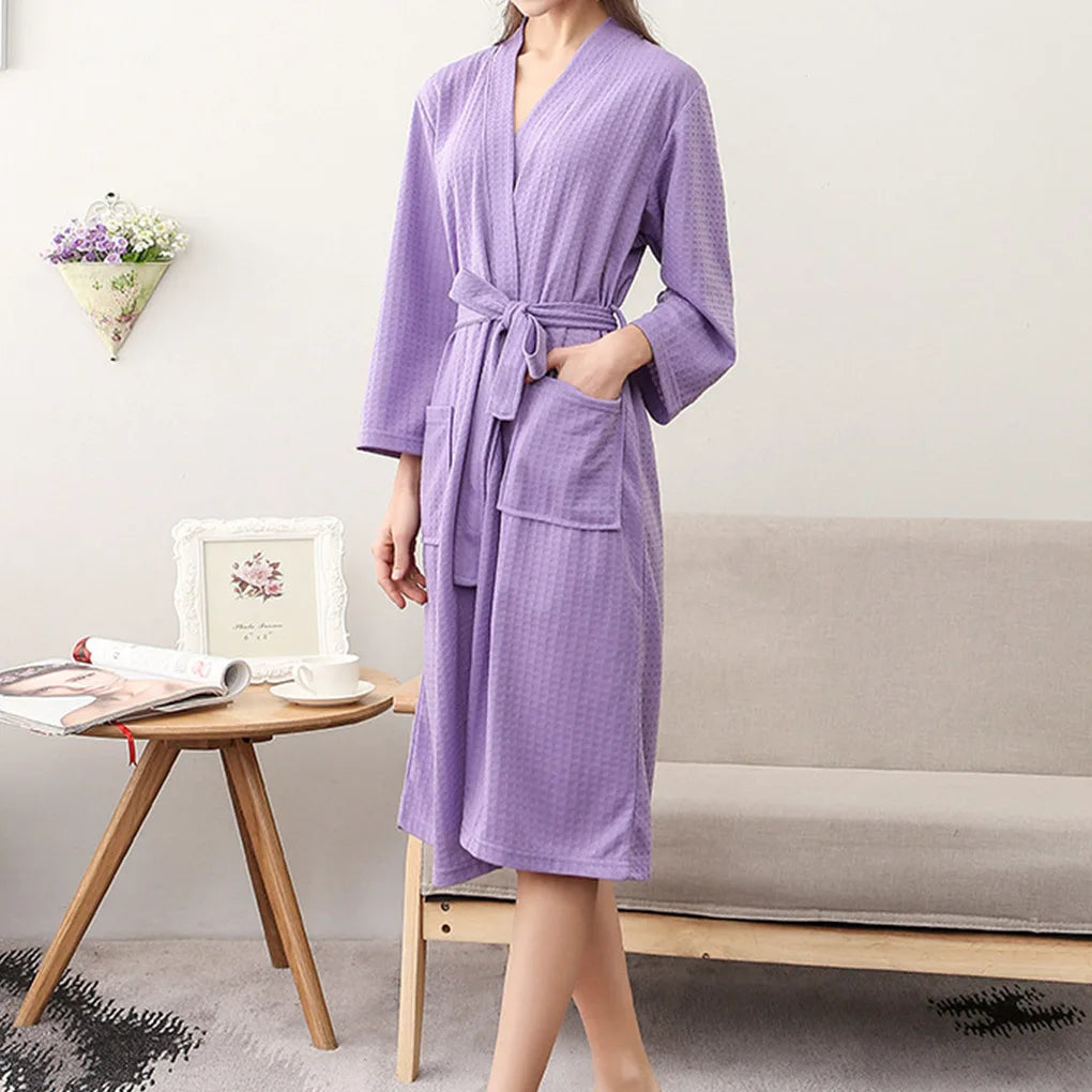 Women's Spring & Summer Kimono Bathrobe – Quick Dry Absorbent