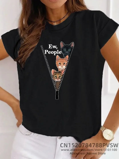 Funny Print T-Shirt for Women