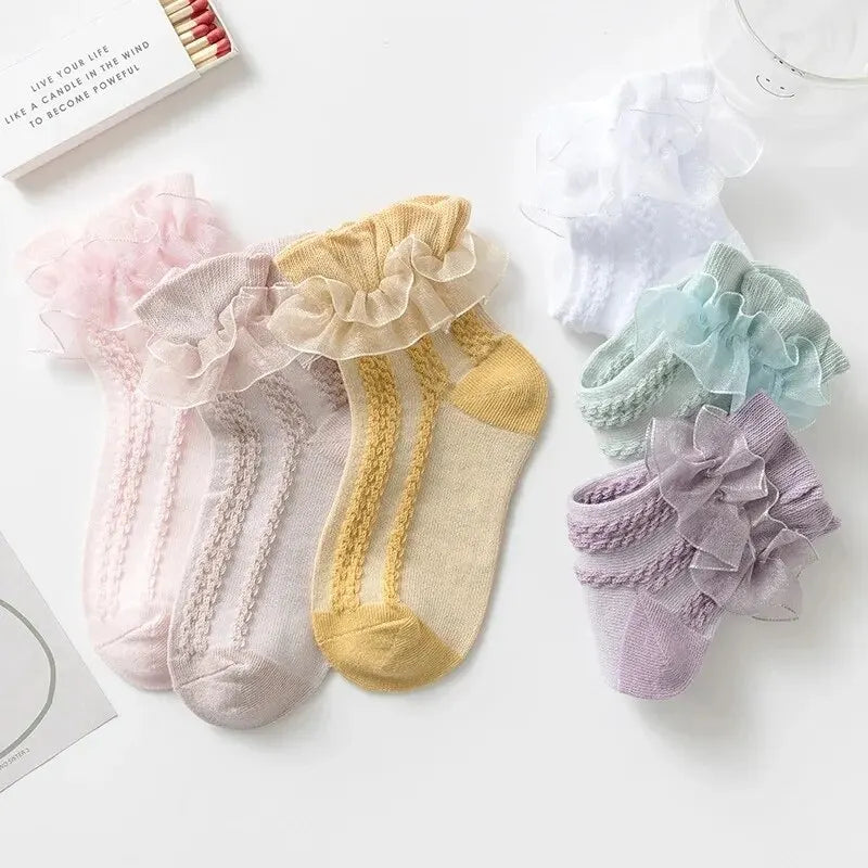 Frilly Lace Tutu Sock