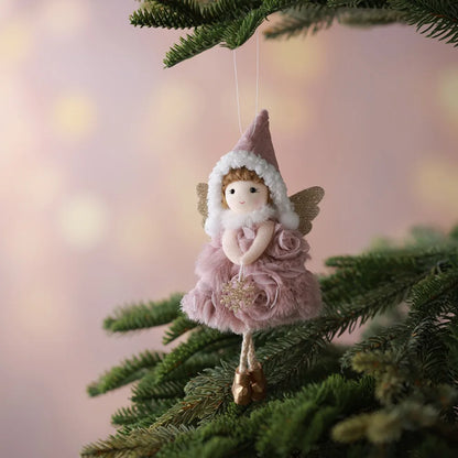 Angel Doll Christmas Tree Hanging Ornaments - Plush Angel Dolls