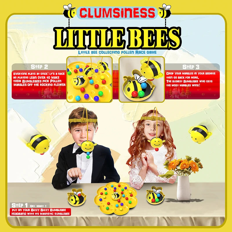 Clumsiness Little Bees Magnetic Bead Game