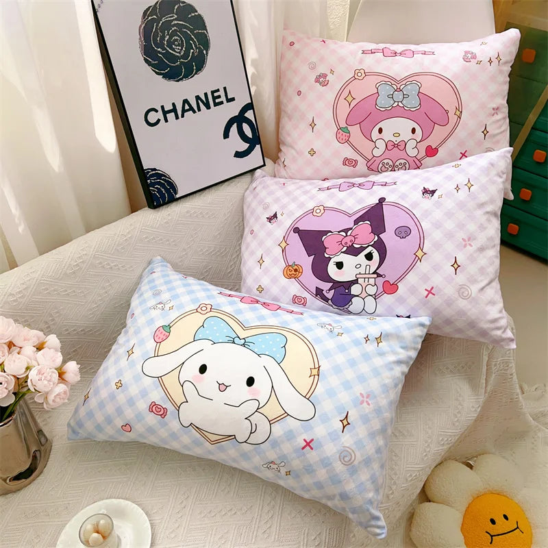 Sanrio Kuromi Pillow Case – Cute Japanese Style Printing Throw Pillow