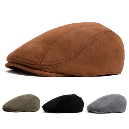 Suede Autumn Winter Beret