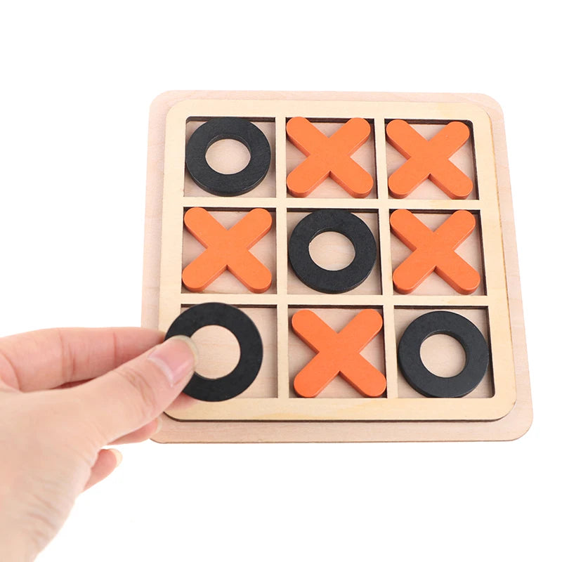 Wood Board Game Toy – Noughts and Crosses