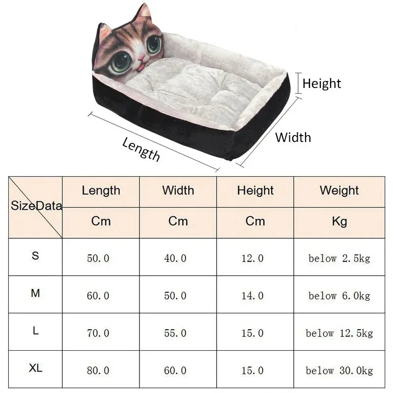 Cartoon Dog Beds | Pet Bed Baskets & Puppy Cushions for Medium Pets