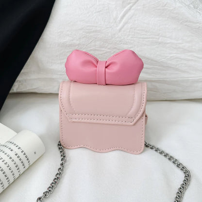 Kids' Mini Bow Handbag - Cute Coin Pouch & Crossbody Purse