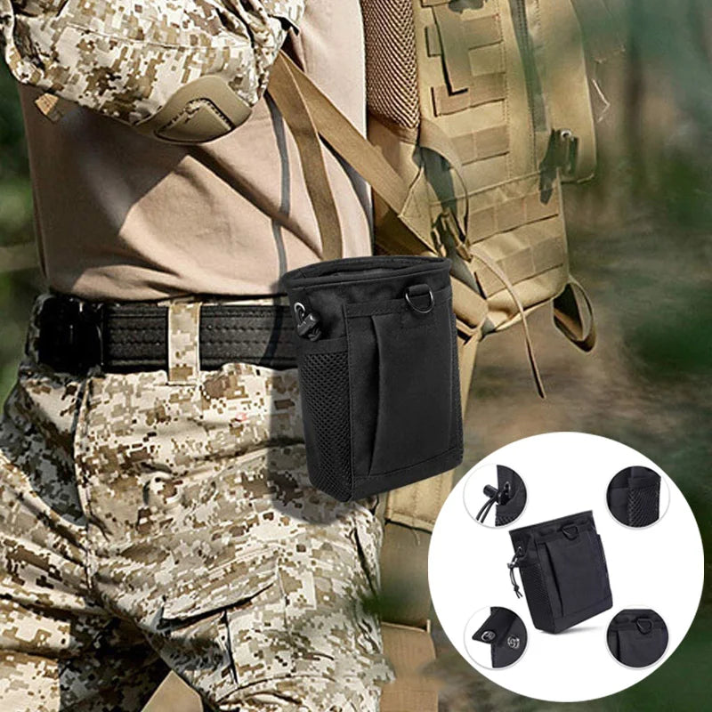 600D Nylon Portable Recycling Bag - Versatile Molle Pouch & EDC Gear