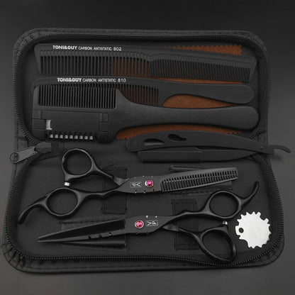 VP Professional Hairdressing Scissors Barber Set – 5.5" &amp; 6.0" Hair Cutting and Thinning Tools