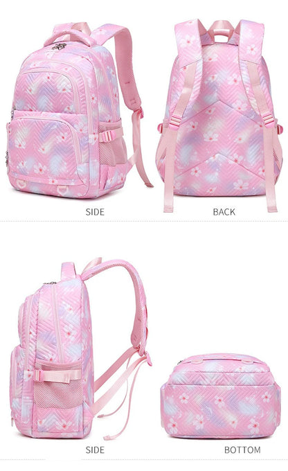 Aladdin Jasmine Princess Backpack - Waterproof Travel Bag for Girls