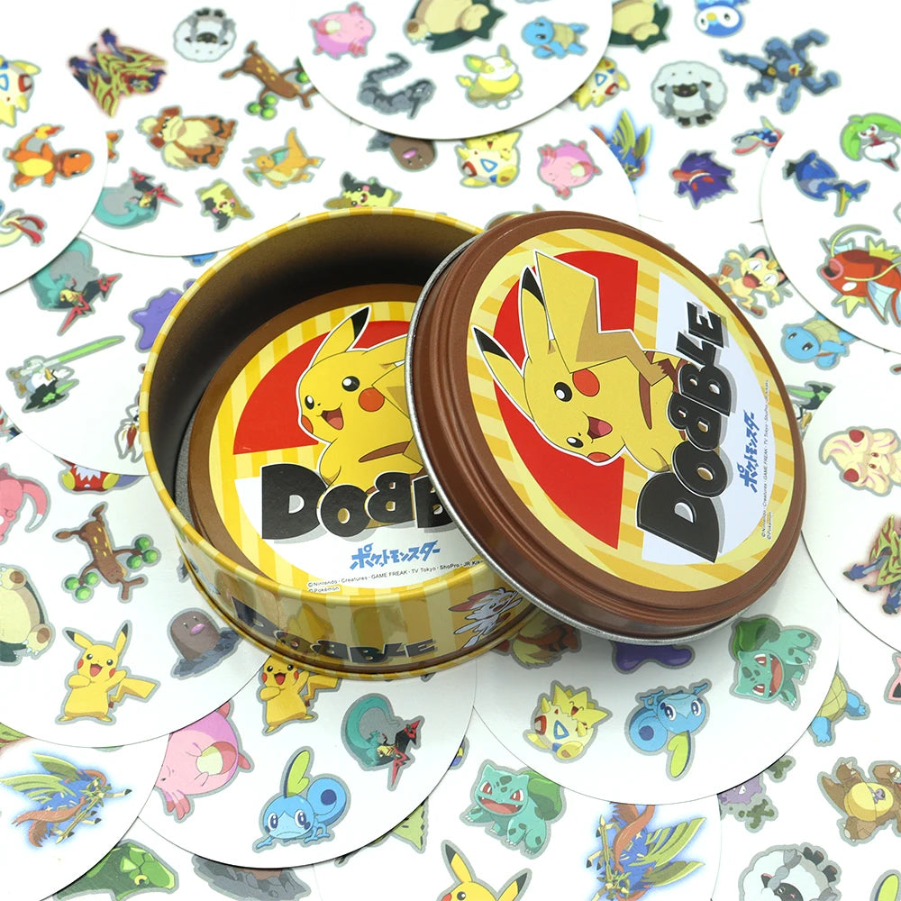 Spot It Anime Pokémon Pikachu Game – Fun Family Party Game