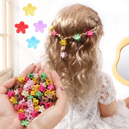 30 Pcs Cute Mini Cartoon Hair Clips for Newborn Girls – Baby Hair Accessories