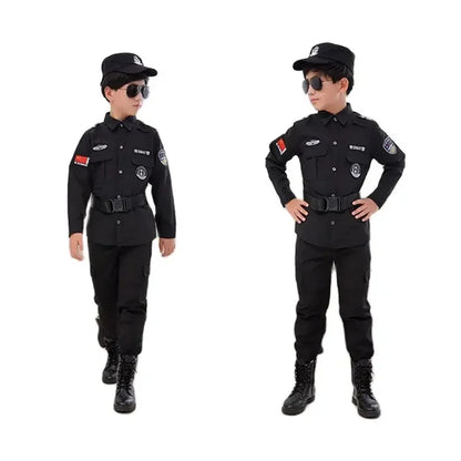 Children's Police Cosplay Costume - Special Policeman Uniform