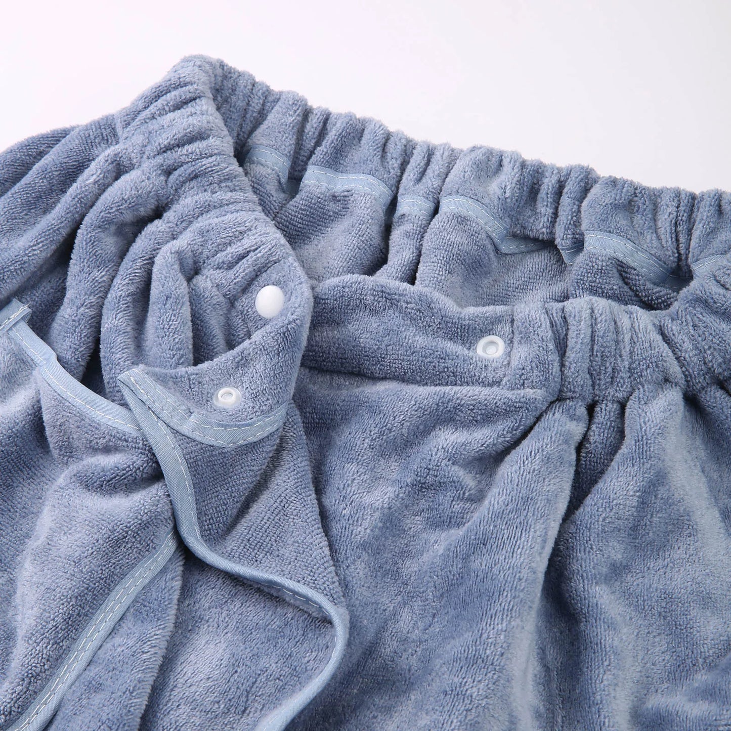 CLEVER-MENMODE Wearable Towel Pants - Fluffy Pajamas & Sauna Nightwear