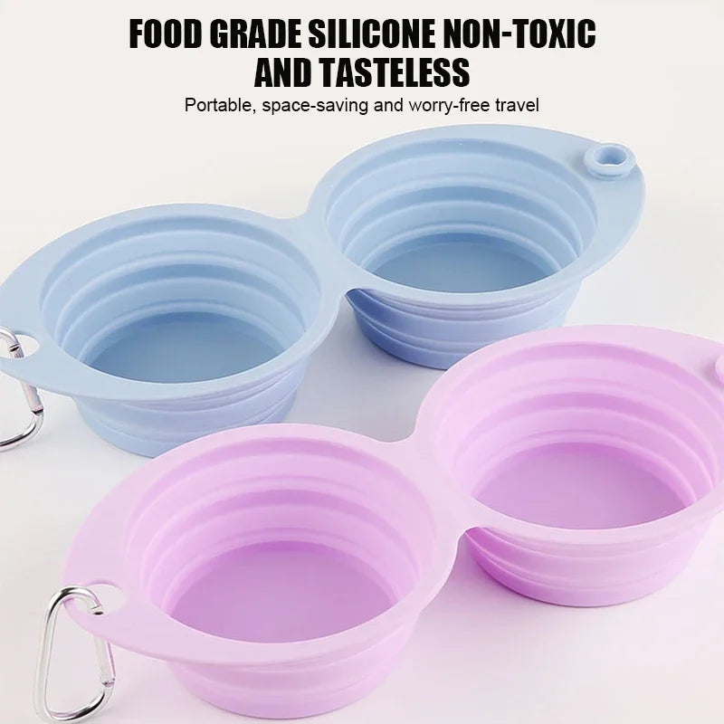 350mL Silicone Dog & Cat Travel Bowl | Portable