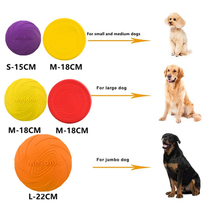 Bite-Resistant Flying Disc for Dogs – Outdoor Training Toy