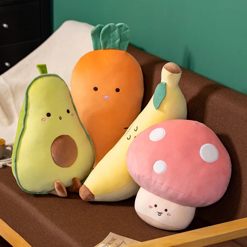 Cute Fruit & Vegetable Plush Toys