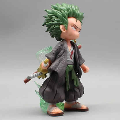 One Piece GK Roronoa Zoro Q Version 14.5cm PVC Action Figure