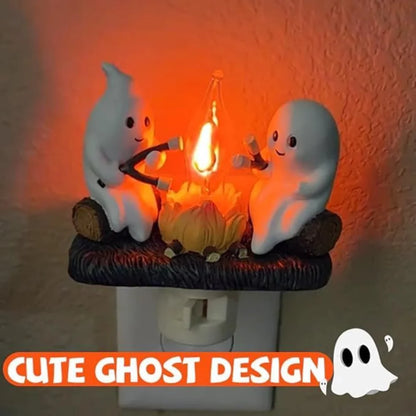 3D LED Ghost Campfire Night Light