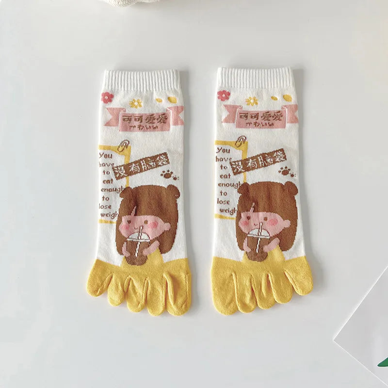 Cartoon Cute Split-Toe Socks