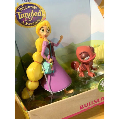 Rapunzel & Chameleon Cartoon Model Toy