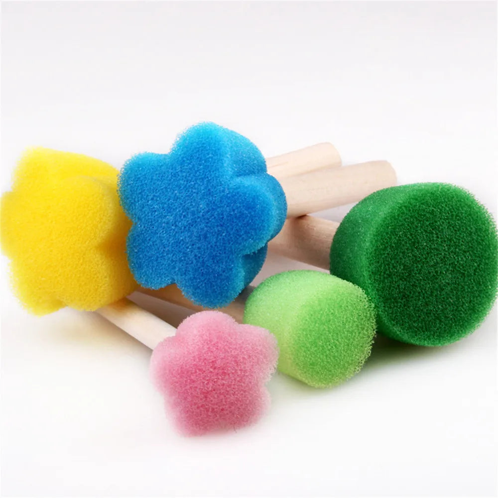 Toddler Sponge Stamp Brush Kit