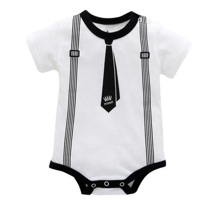 Stylish Summer Rompers for Baby Boys | Cotton Short Sleeve Jumpsuits