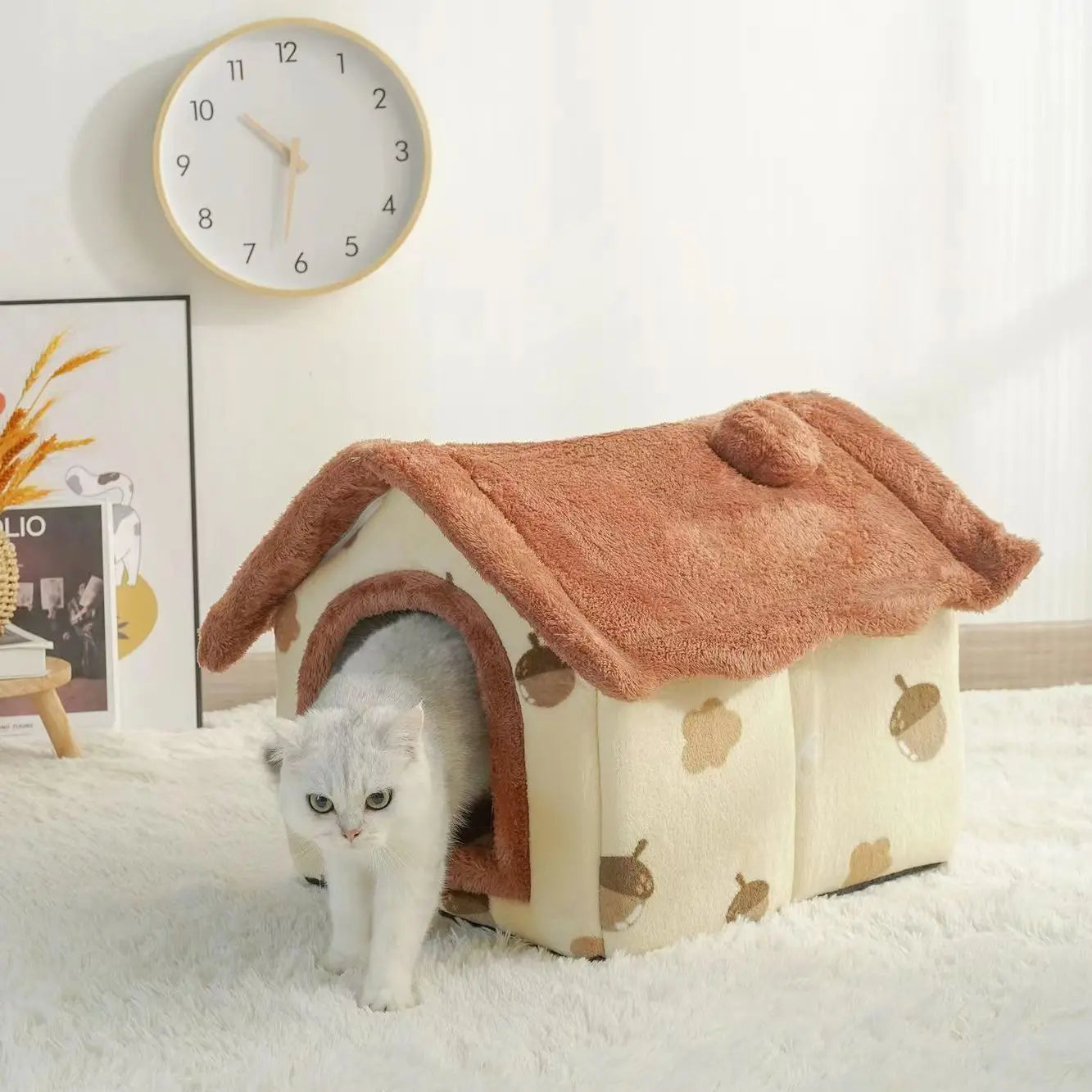 Soft Cat & Dog Bed Tent for Deep Sleep