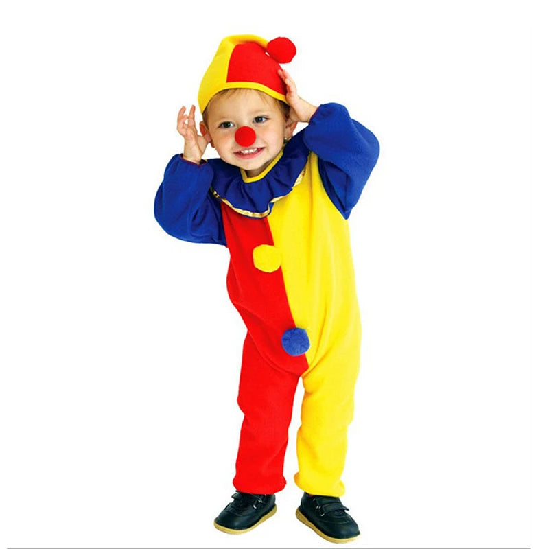 Sydanne Kids Carnival Clown Costume