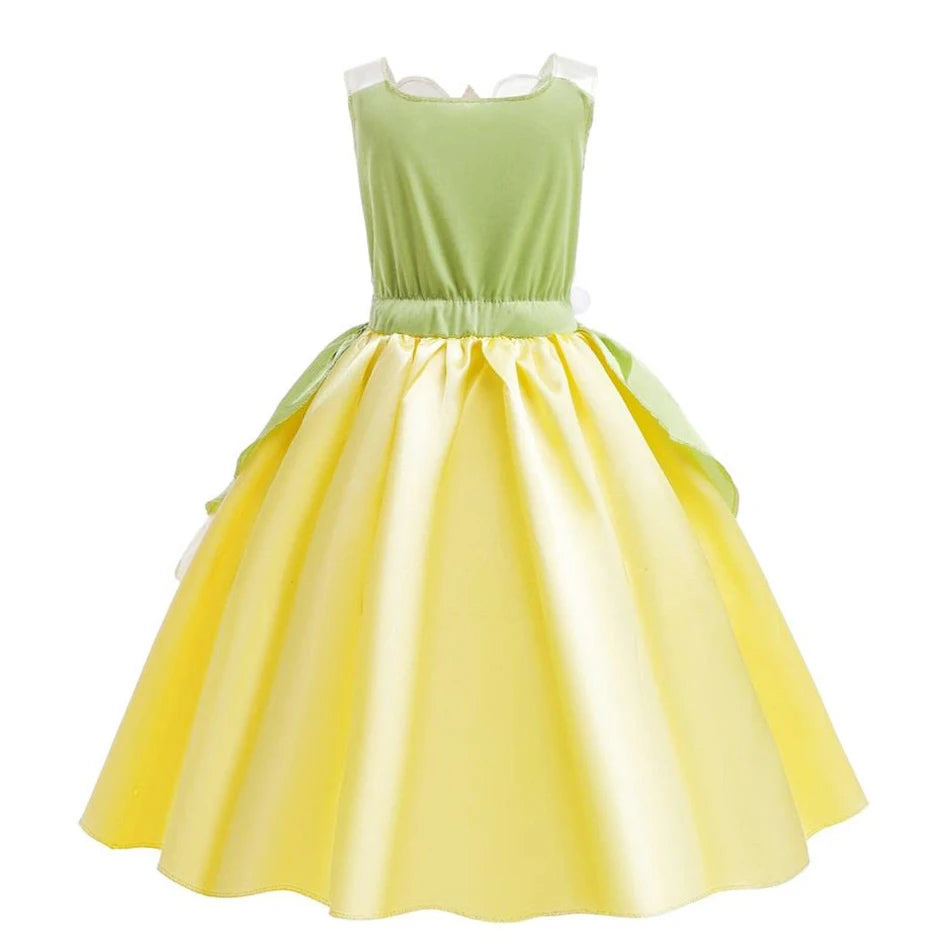 Tiana Costume for Girls | Princess Dress-Up