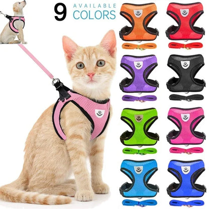 Adjustable Dog & Cat Harness Collar