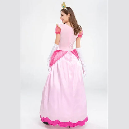 Peach Princess Aurora Cosplay Costume