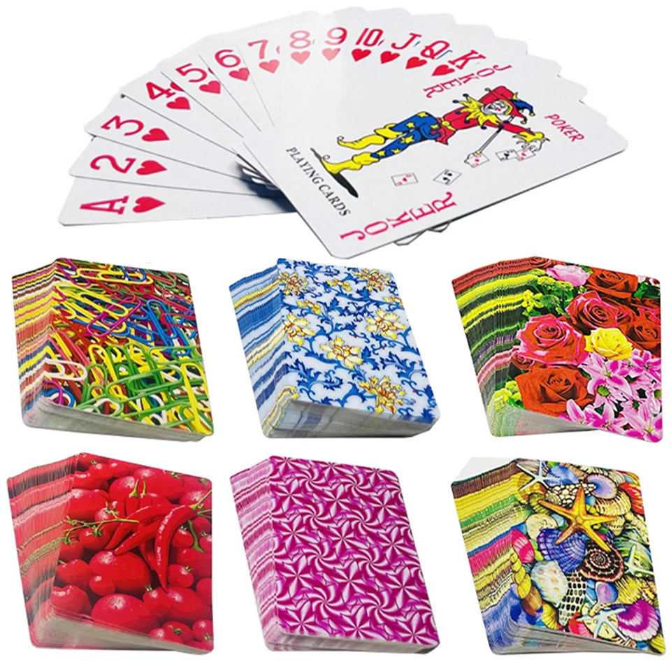 Pepper Playing Cards – Blue & Red Peony Flower Deck