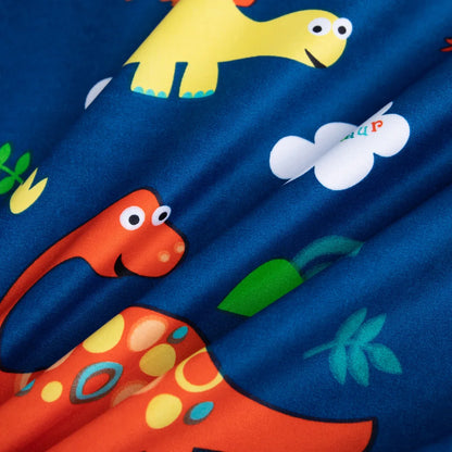 Cartoon Dinosaur Waterproof Fitted Sheet | Elastic Mattress Cover for All Seasons