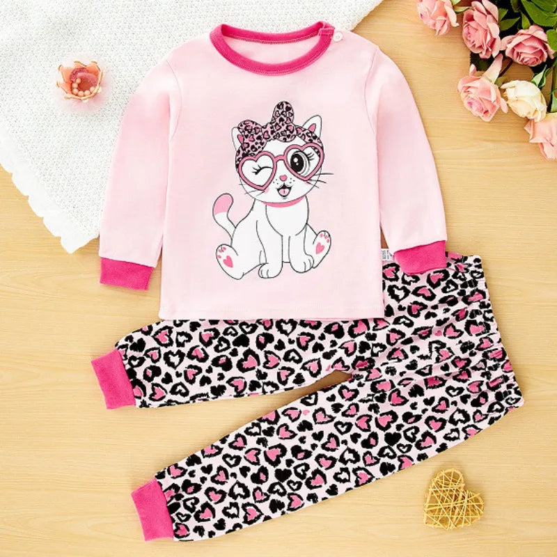 Cozy Cotton Pajamas for Kids | Cute Cartoon Design