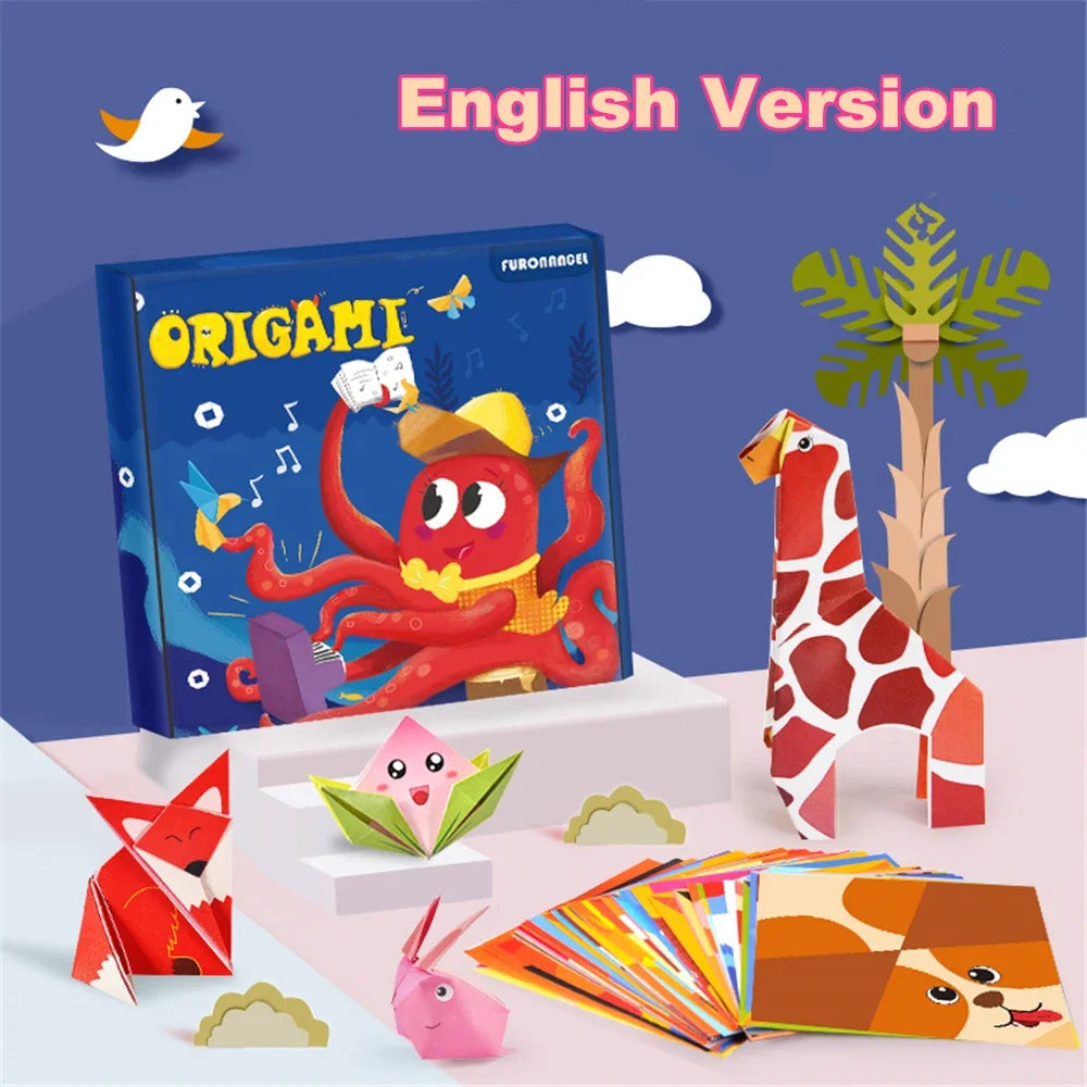 Montessori Animal Origami Paper – 108 Pages of Fun